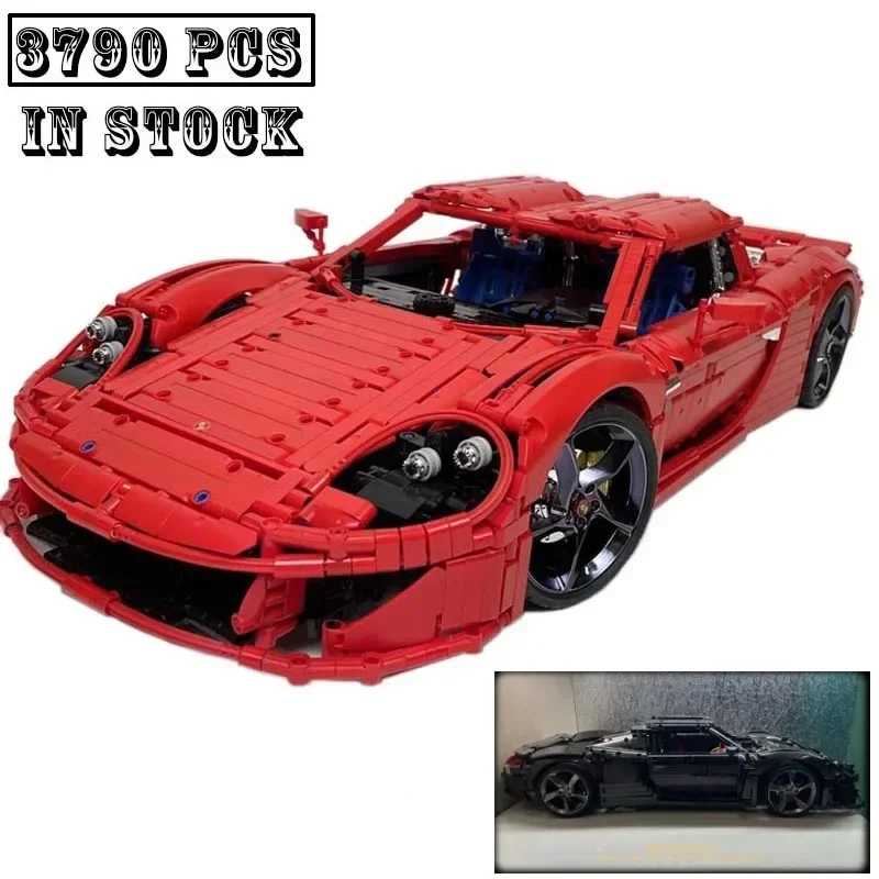 New 1:8 Scale MOC-131400 GT Supercar Racing Car Vehicle Sport Model Fit 42143 Building Blocks Kid Educational Toy Birthdays Gift