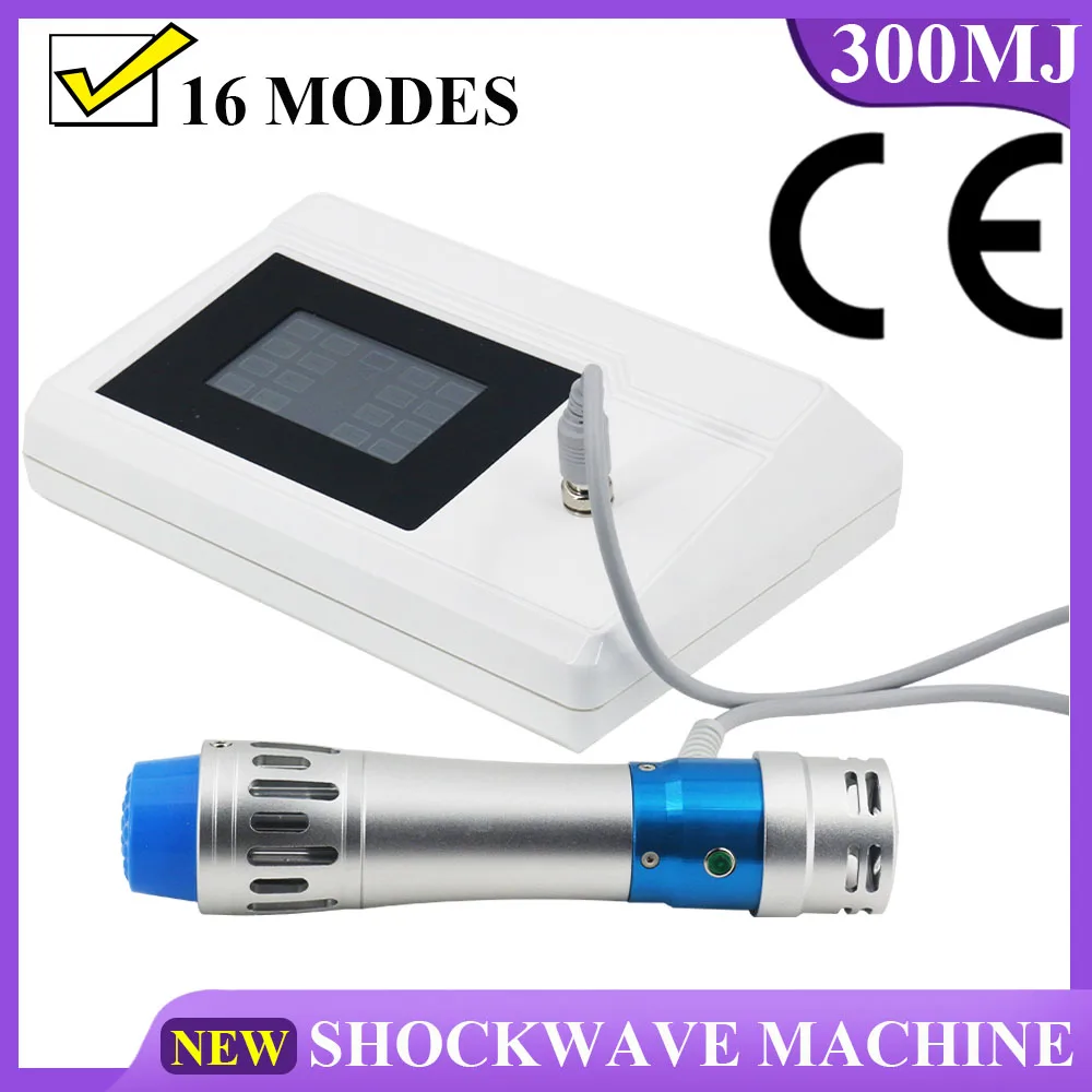 

Shockwave Therapy Machine With 7 Heads For ED Treatment Pain Relief Relax Physiotherapy Body Massager Portable Shock Wave 300MJ