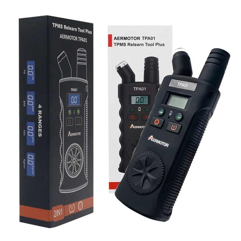 

AERMOTOR 2-IN-1 Tire Pressure Monitoring System Tool Tpms Activation Tool Tire Pressure Sensors with LCD Display