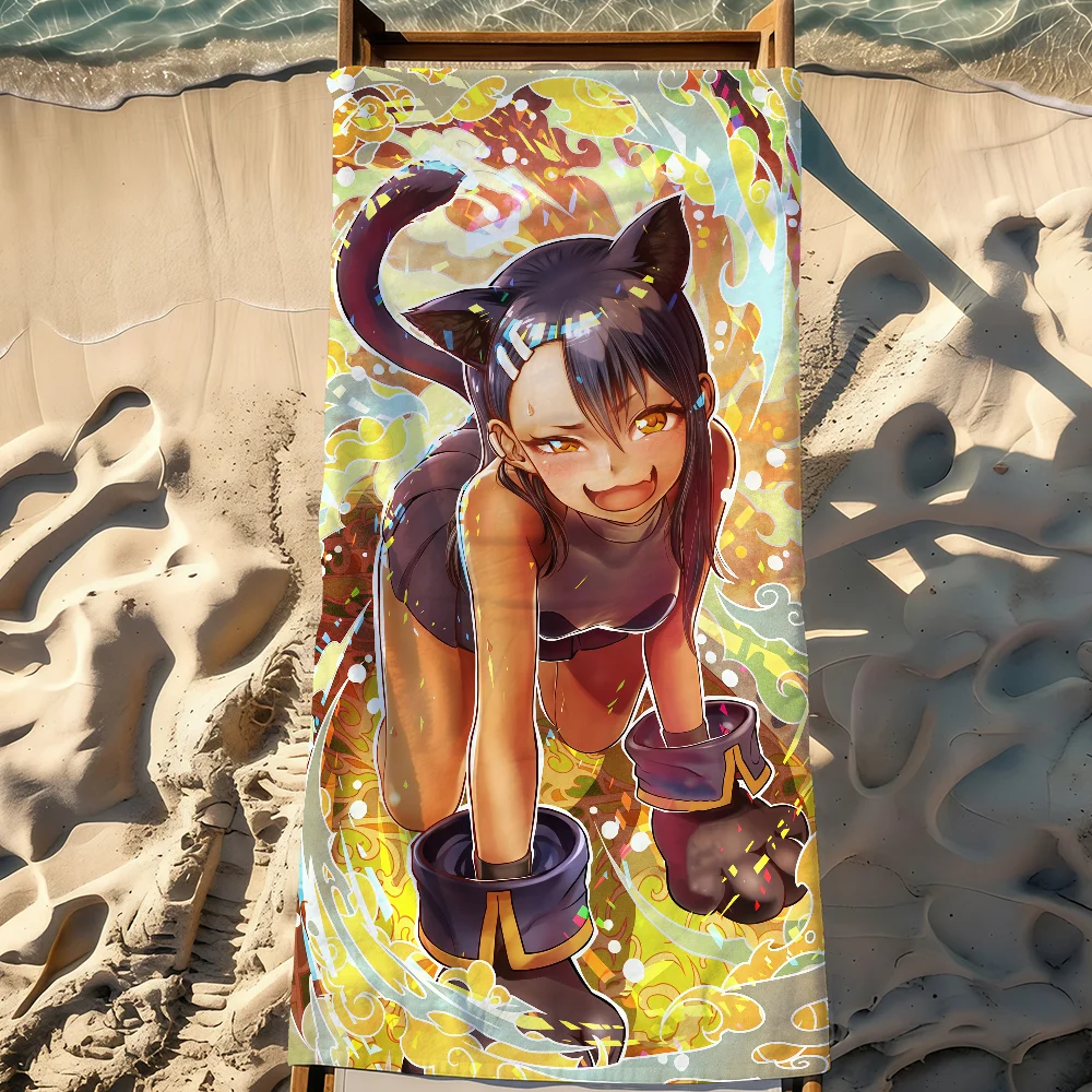 Dont T-Toy with me Miss N-Nagatoro Towel Sports Quick Dry Travel Camping Gear Sandproof Soft Light Large Beach Towel