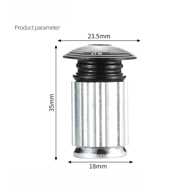 Highway Handlebar Plug High-end Aluminum Alloy Curved Handle Faucet Expansion Handle Plug Plug Mountain Bike Handle Cover Plug