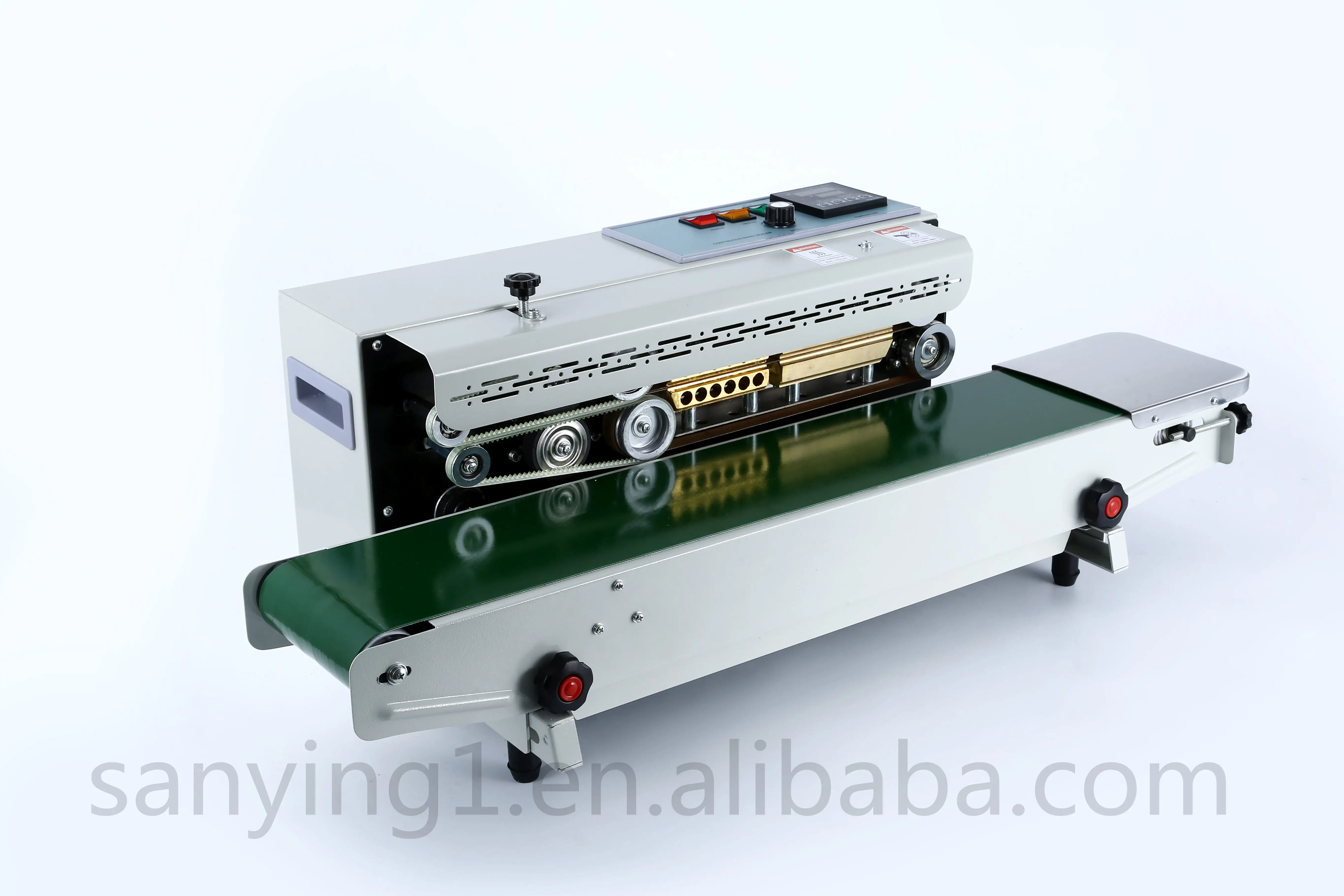 FR900 Electric Continuous Heat Sealing Machine Plastic Bag Sealer Customizable Band Sealer