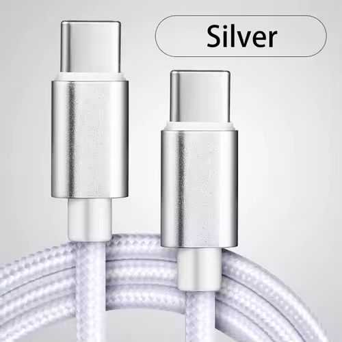 66W 5A Nylon 1m 2m 3m USB C To Type C Fast Charging Cable for Iphone 15 16 Pro Max Samsung S24 Xiaomi OPPO Charging Cable - Image 9