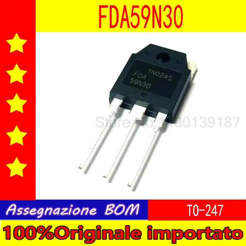 

10pcs/lot FDA59N30 59N30 TO-247 field effect triode 59A 300V