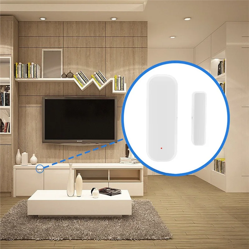 

B03B-Tuya Zigbee Датчики для дверей и окон Беспроводной магнитный датчик двери Smart Life Пульт дистанционного управления через приложение