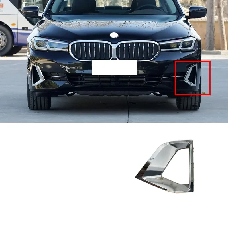 Front bumper electroplated frame grille vent decorative cover For BMW 5 Series G31G38 530 525li 535Li 2021 2022