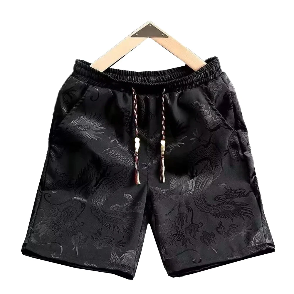 

Men's Quick Dry Casual Wear Breathable Shorts Breathable Casual Shorts Men Knee Shorts Loose Fit Pentagram Design Summer Wear