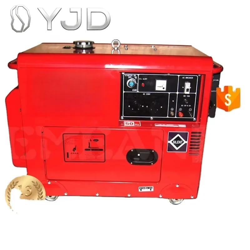 7hp Japan diesel Generator 5 kw 380v Silent Generator diesel Heavy Duty 5kva 5kw for Semi Truck