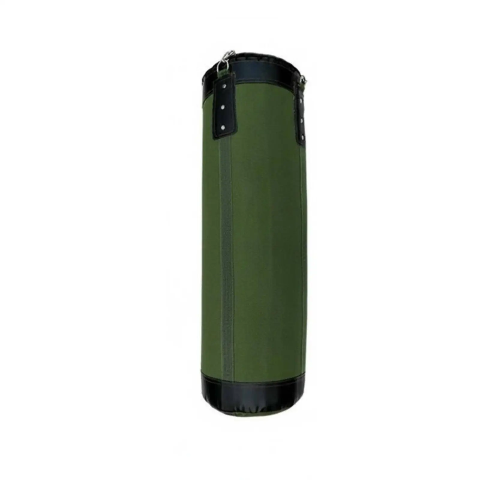 Durable Canvas Punching Dummy Empty Heavy Bag Adjustable Weight with Carabiners for Boxing Striking and Cardio