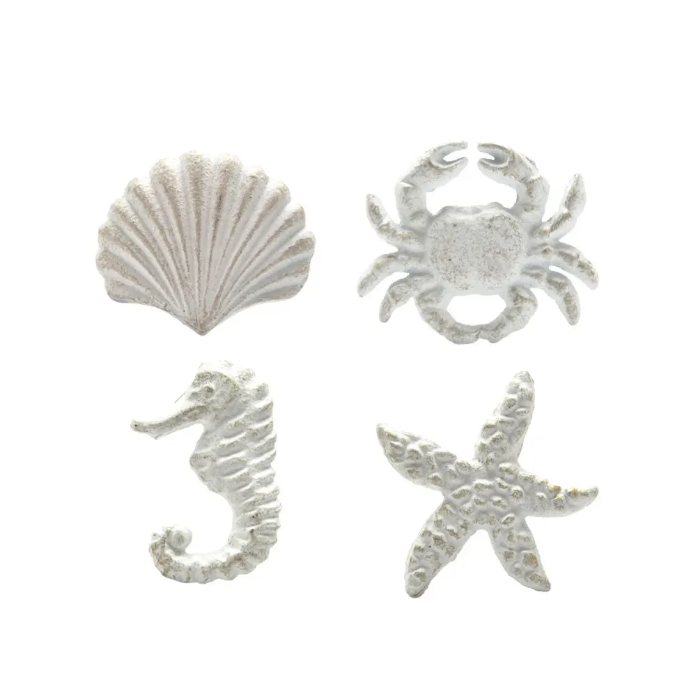 

4 Pcs 's Room Door Handle Iron Knobs Modern Style Licking Marine Animal