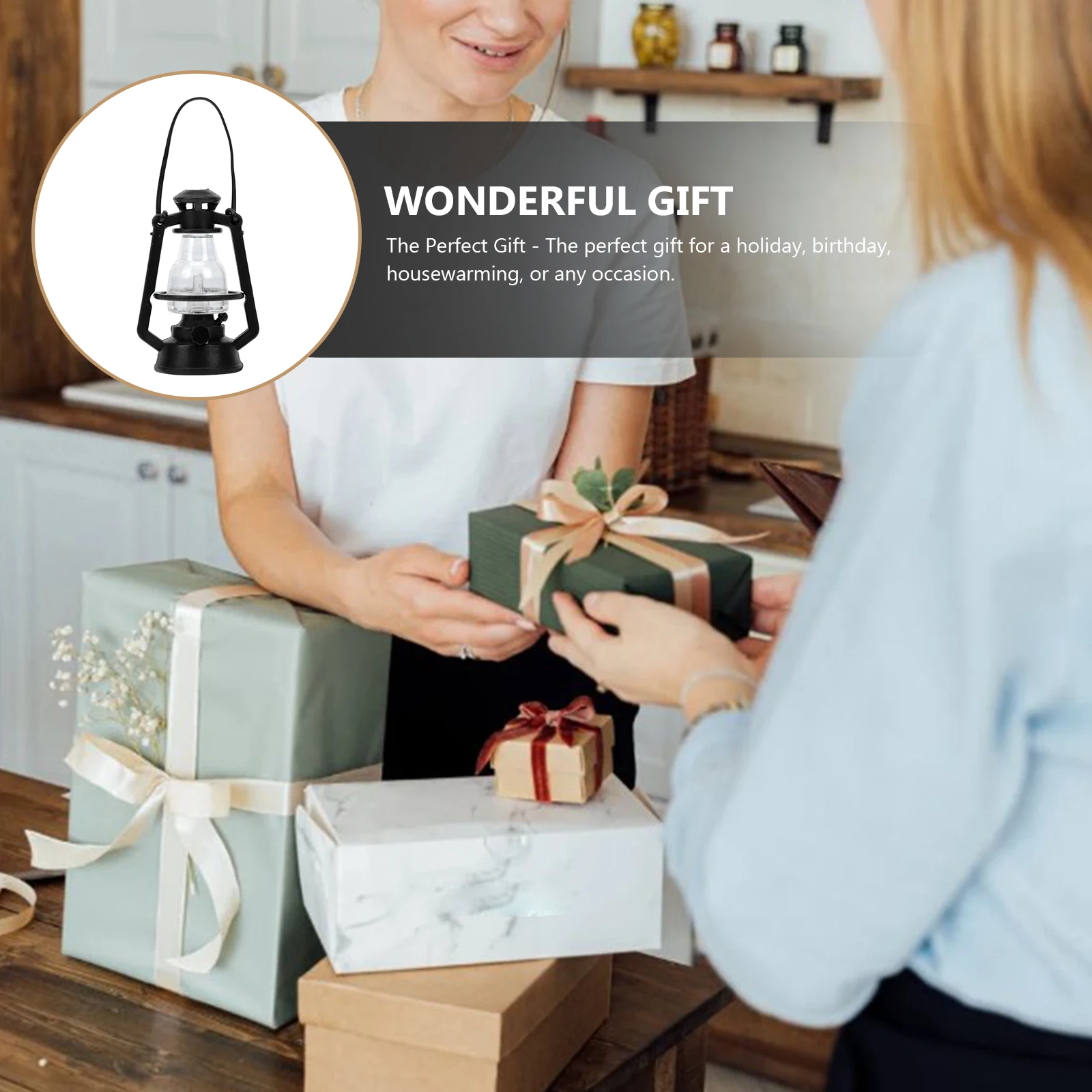 

10Pcs Vintage Style Mini Lamps Resin DIY Crafts Miniature Scene Decorations Home Lamps