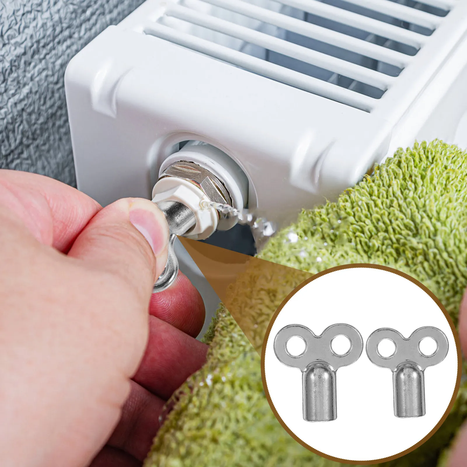 

Набор из 10 ключей для прокачки радиаторов, инструмент из сплава для квадратных вентилей, ключ для вентиляции радиаторов, для сантехники и систем отопления