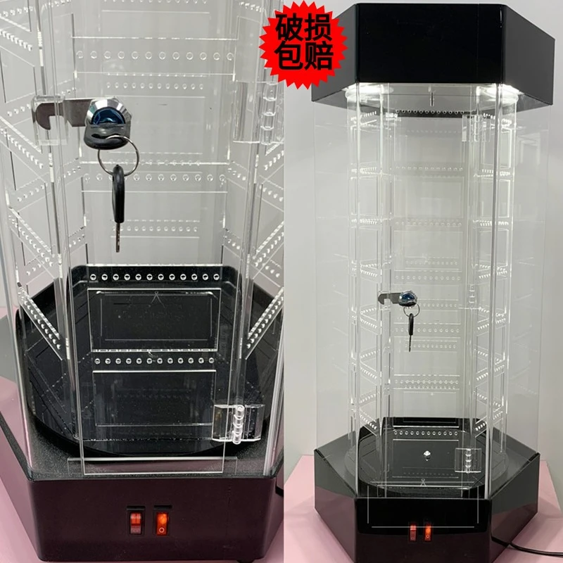 Earring display case Rotary stud earring display case