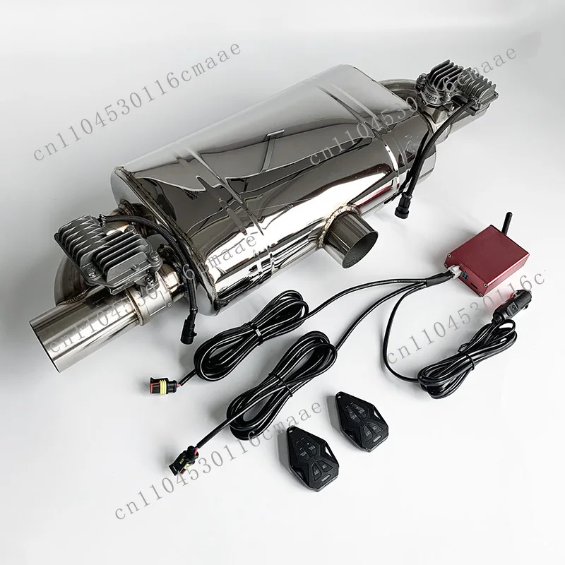 

Suitable for muffler 1 Inet to 2 outlet electric valve adjustable 2.0 2.5 3.0 inch tube 304 stainless steel left or right