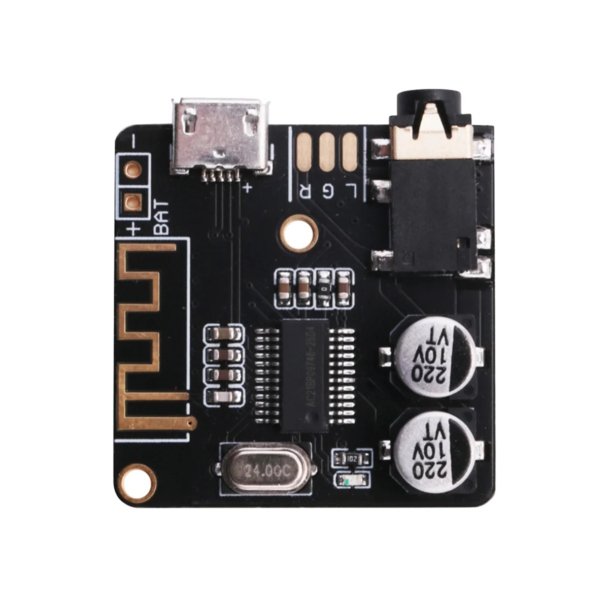 Bluetooth Placa De Decodificador De Áudio, Lossless Car Speaker, Amplificador Board, DIY Receptor De Áudio, Módulo MP3, BT5.0