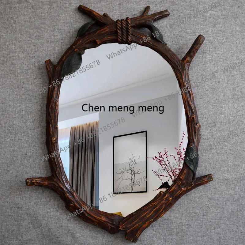 Espejo Decorativo de Pared Irregular y Asimétrico, Espejo Moderno para Niñas, Espejo Colgante para Baño y Dormitorio, Espejo Decorativo para el Hogar