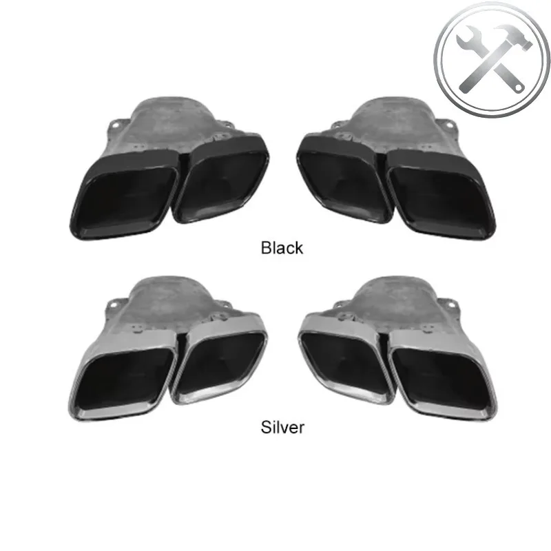 

W257 Upgrade CLS63 Style Rear Bumper Diffuser With Exhaust Pipe CLS-class Exterior Aero Mod Parts 2019-2025