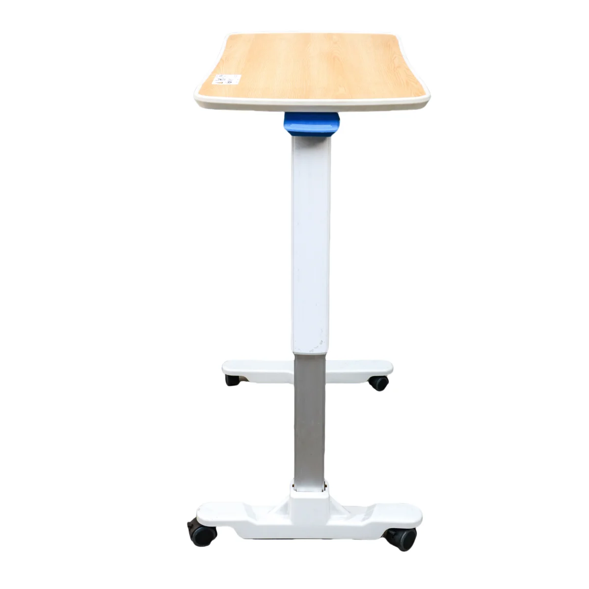ارتفاع قابل للتعديل طاولة طعام متحركة سبائك الألومنيوم الدعامة ABS منضدية الطبية المريض السرير طاولة طعام المستشفى #2