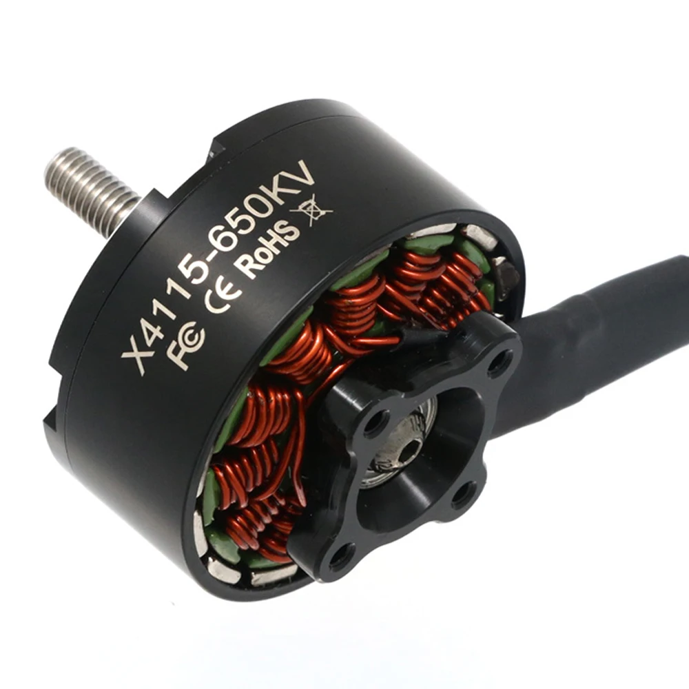 1 unidad de Dron E-Power RC FPV X4115 4115 400KV 650KV 8S Motor sin escobillas eje de 6mm para piezas DIY
