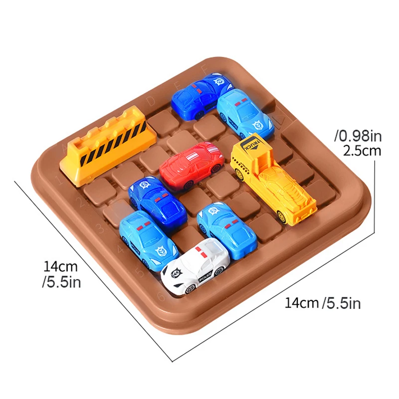 Vehicle Maze Game Remove Red Car Children\'s Educational toys Board Game Logical Thinking Training IQ Puzzle Toys for Kids