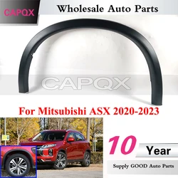 CAPQX 1pcs Front or Rear Bumper Wheel Eyebrow For Mitsubishi ASX 2020-2023 Fender Wheel Eyebrow Trim Anti-collision Strip