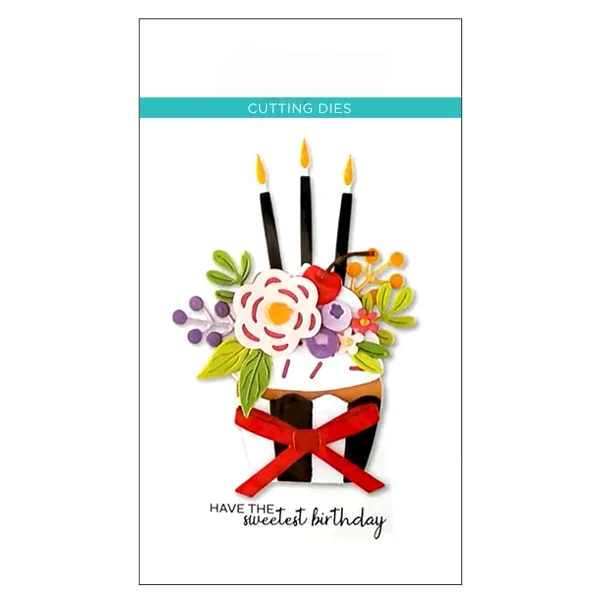 

New Light Candles Cake Birthday Metal Cutting Dies Clear Stamps Hot Foil For DIY Scrapbook Paper Embossed Template April 2026