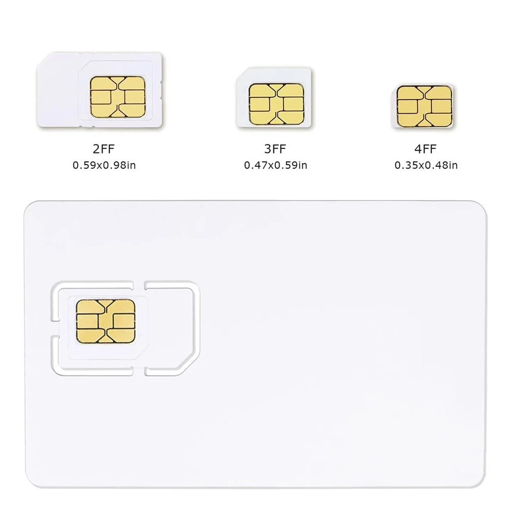 Программатор для чтения SIM-карт 4G LTE + 5 шт. 128k 4G LTE пустые SIM-карты + конвертер SIM-карты с персонализированными инструментами для SIM-карты