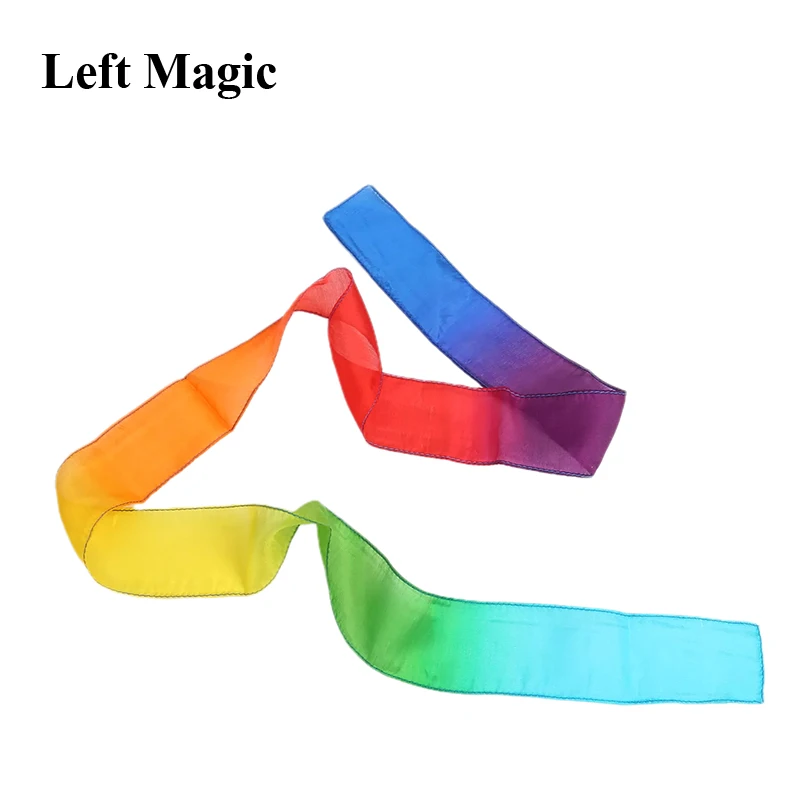 Thumb Tip Streamer (5cm*108cm) Magic Tricks Multi-color Silk Appearing Magia Accessories Close Up Street Illusions Gimmicks Prop