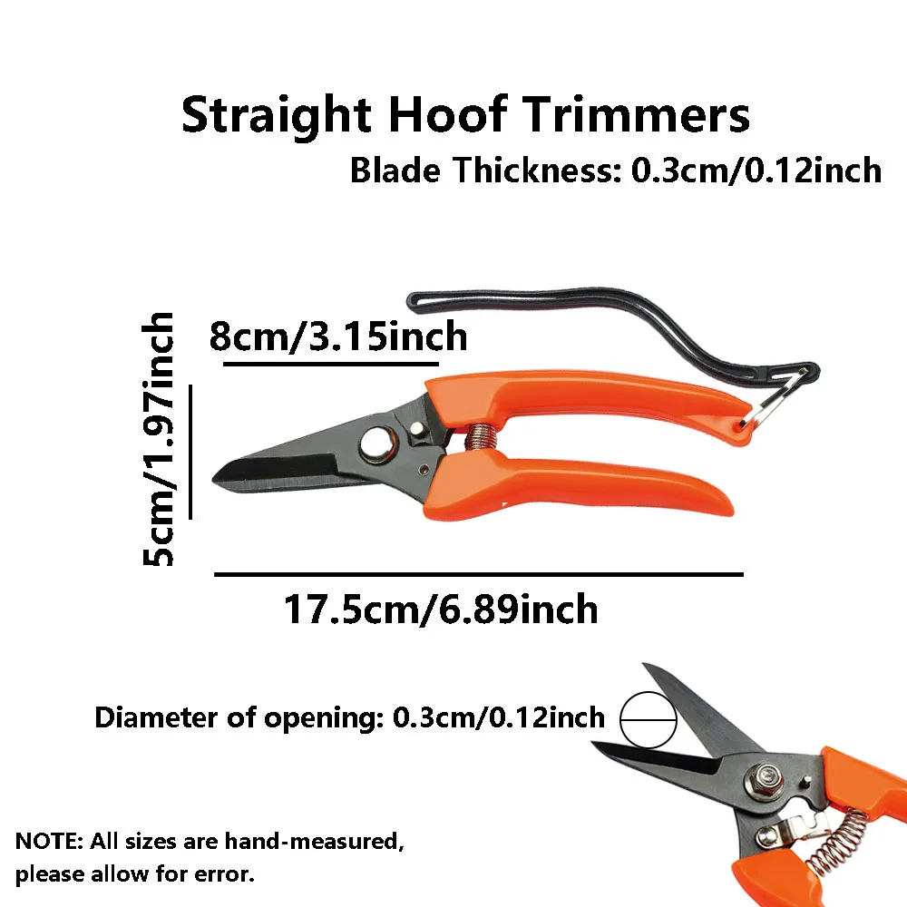 Hoof Trimming Shear Stainless Steel Goat Hoof Trimmers Sheep Nail Clippers Hoof Trimming Shears Garden Scissors Plants Pruning