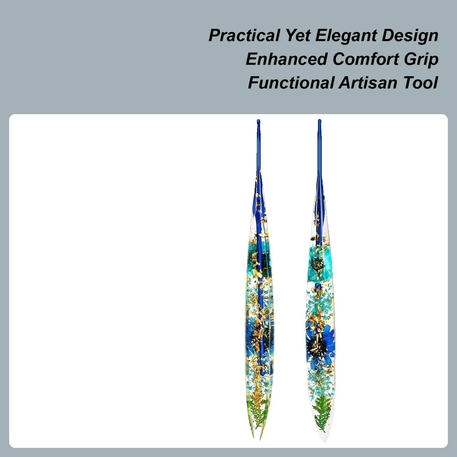الراتنج الكروشيه السنانير مريح أنيق الأزهار الحرفية الغزل نسج 9 قطع الحرفية الفن الغزل الكروشيه السنانير عدة ل بطانية دمية قبعة #3