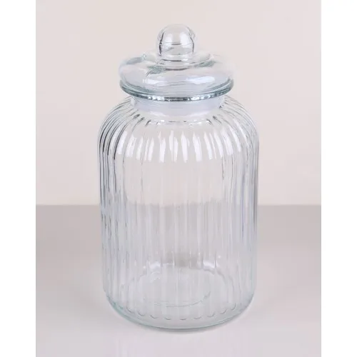 Sevil Saddler Home Cover 32 cm. Glass Jar