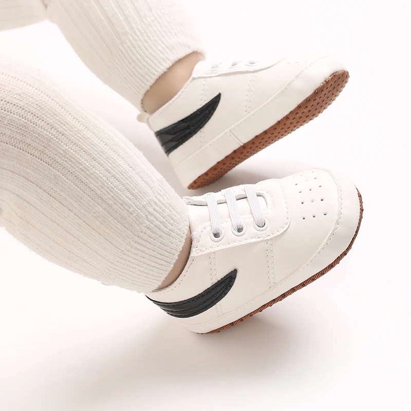 Baby-Sneaker mit weicher Sohle, Neugeborenen-Laufschuhe, rutschfeste PU-Leder-Freizeitschuhe für Kleinkinder von 0-18 Monaten, für Jungen und Mädchen. – Detail 36