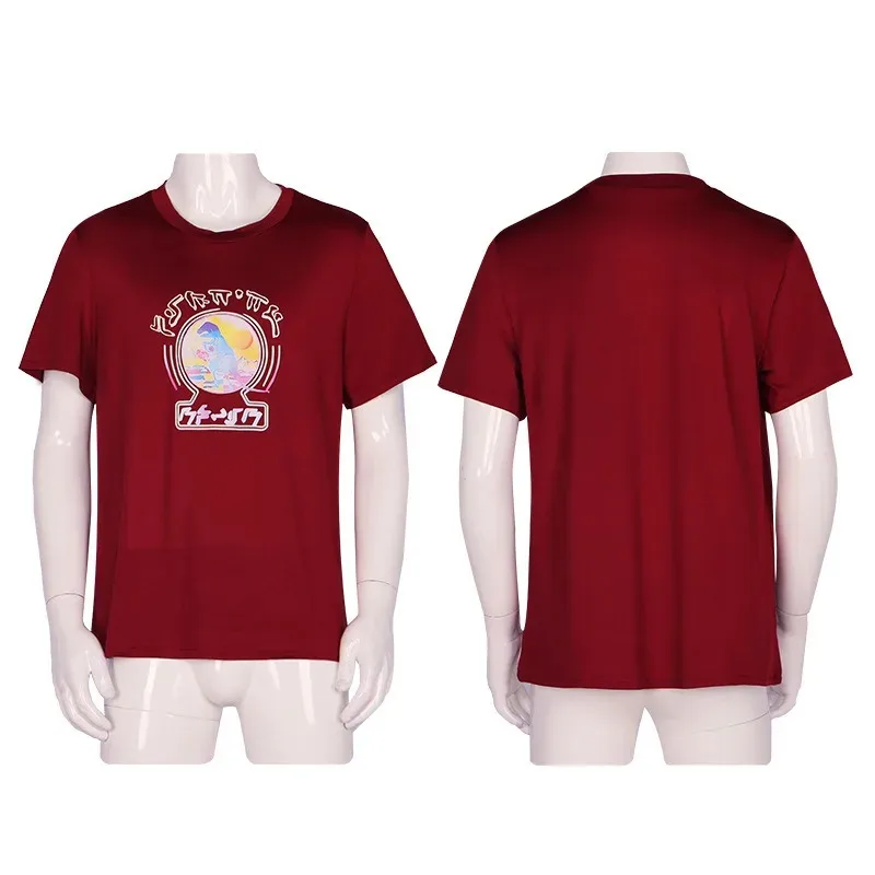 فيلم حراس المجرة المجلد 3 نجوم لورد تأثيري ازياء حمراء بلايز قصيرة الأكمام تي شيرت هالوين زي للجنسين المحملة الكبار C