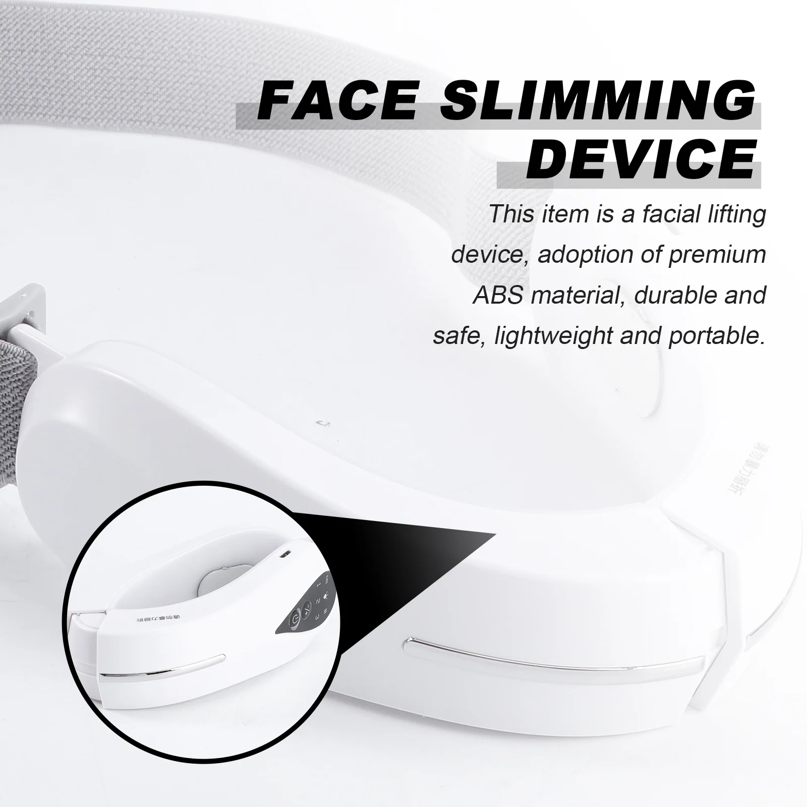 1 pçs dispositivo de levantamento de rosto material abs de alta qualidade rosto emagrecimento massageador endurecimento aperto cuidados faciais