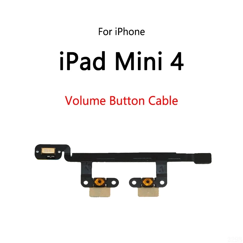 10PCS/Lot For iPad Mini 4 A1538 A1550 Power Button Switch Volume Mute Button On / Off Flex Cable