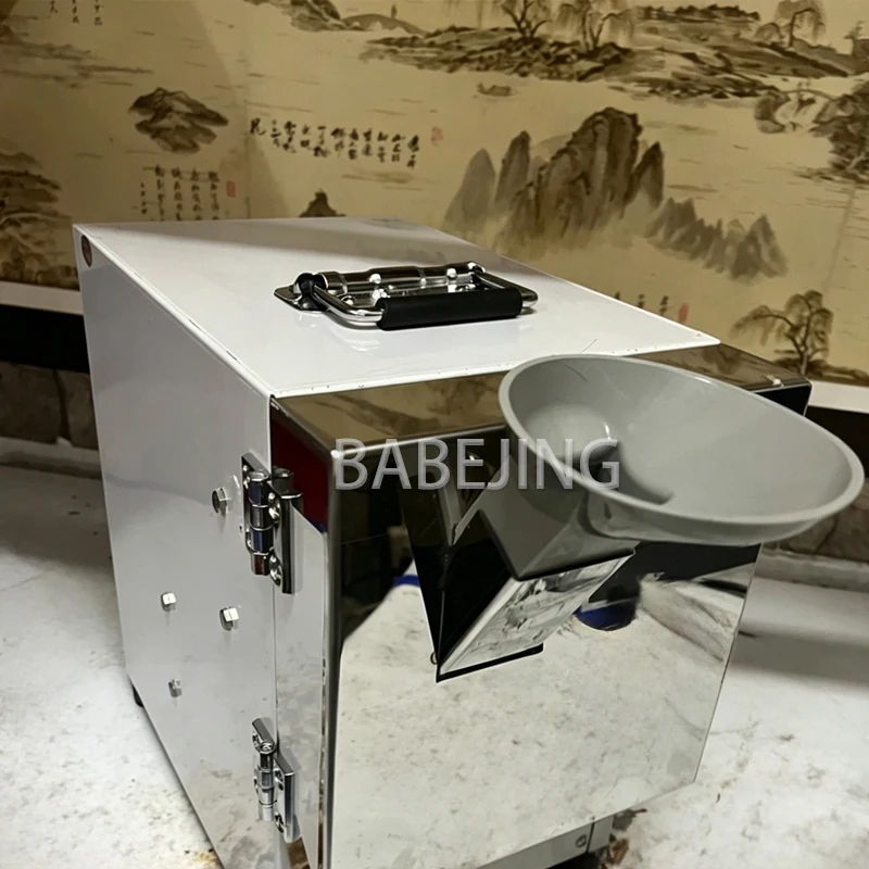 Small Stainless Steel Garlic Slicer 30-40Kg/H High Efficiency Garlic And Ginger Cutting Machine for Kitchen