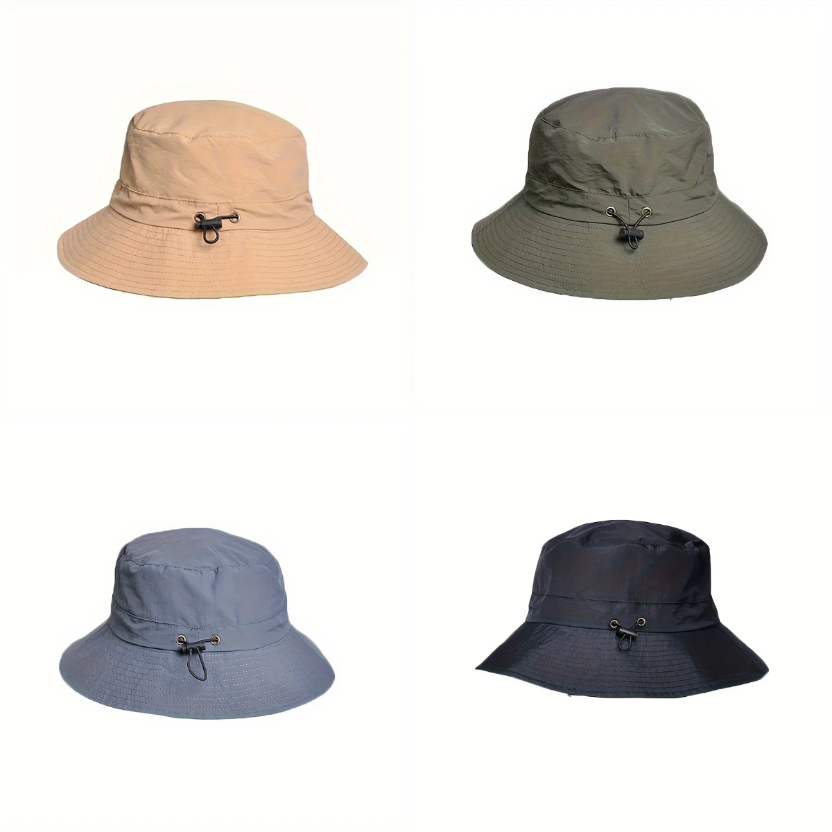 

Waterproof Quick Drying Foldable Convenient Bucket Cap Fashionable Solid Color Fisherman Hat Outdoor Fishing Tourism Sun Hat