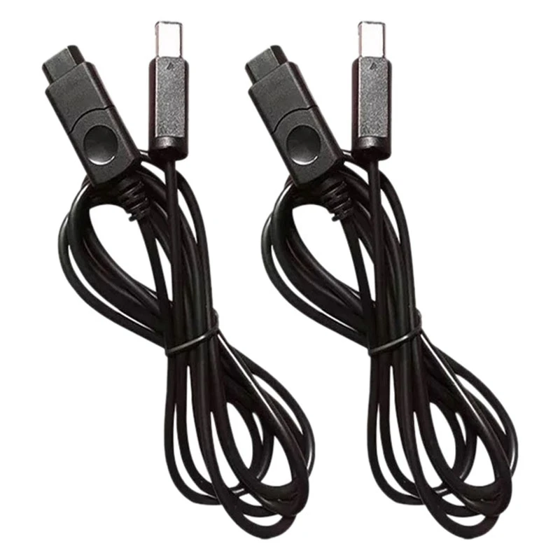 AB25-2PCS Gamepad Extension Cable Dance Mat Extension Cable For Wii, NGC, GAME CABIE 6FT/1.8M