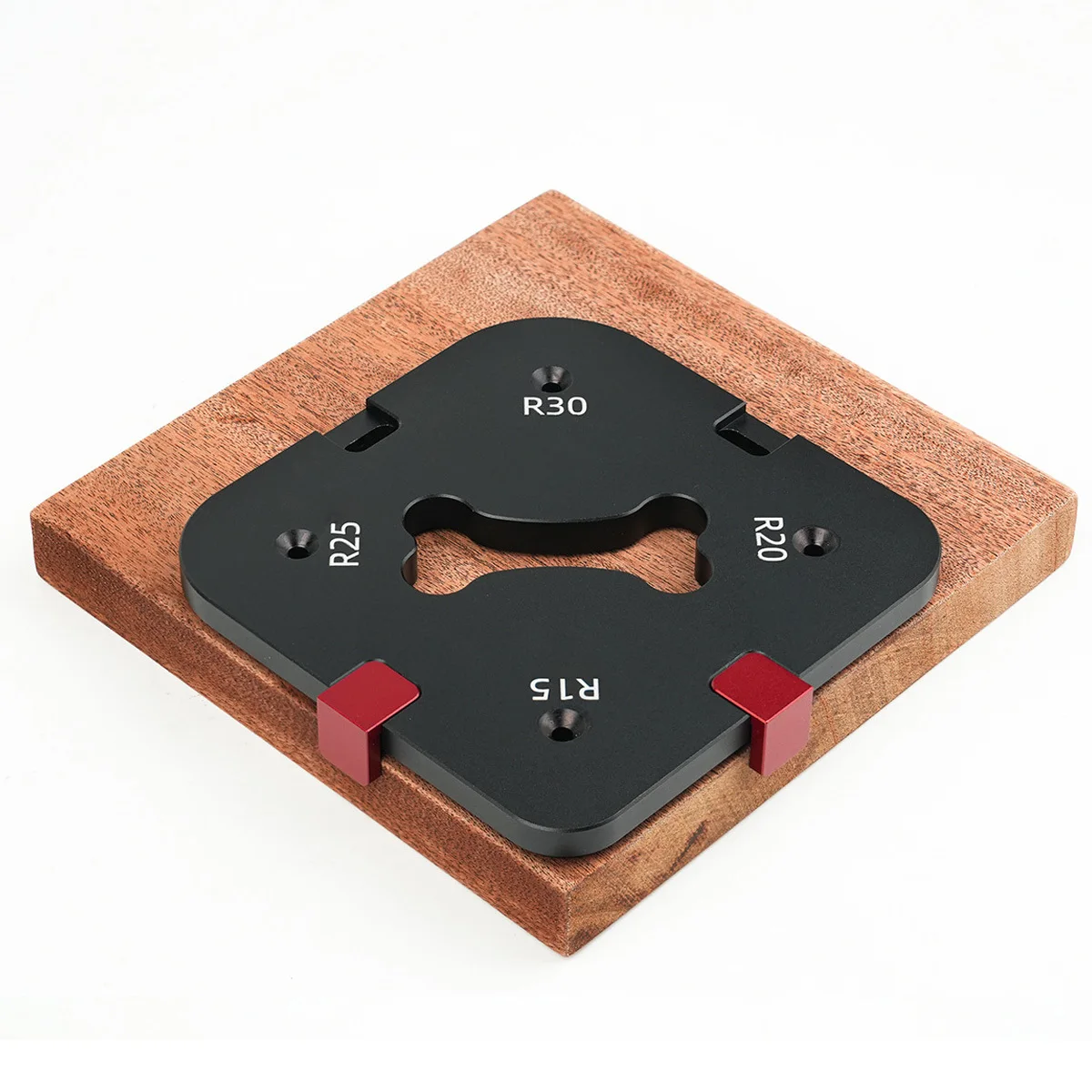 R15/R20/R25/R30/R35/R40/R45/R50 Aluminiumlegierung Fräser-Eckenradius-Schablone für Holzbearbeitung Fräser-Eckenvorrichtungen und -Schablonen