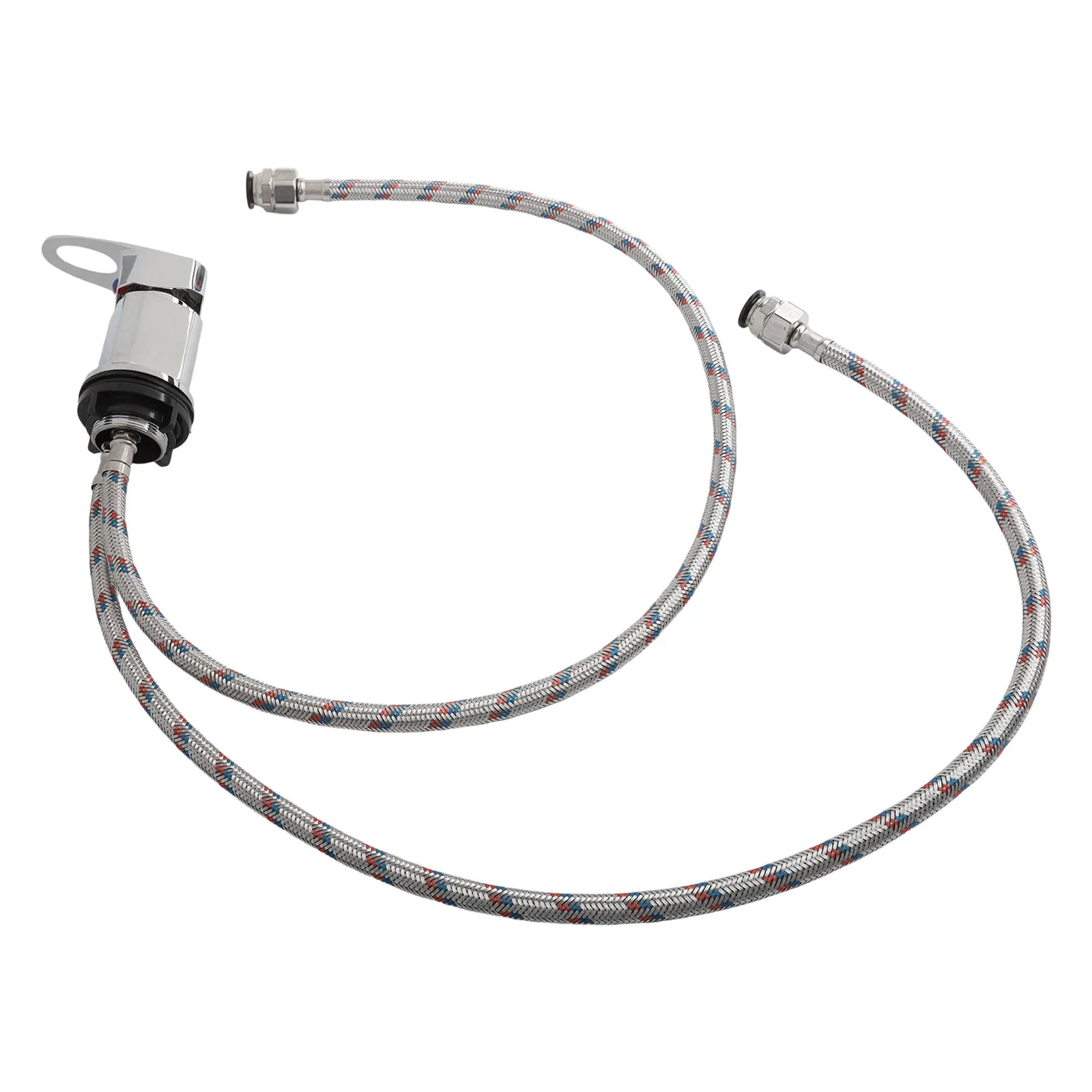 Compact Shower Mixer RV Shower Tap Camping Showers 800 Mm Shower Mixer Tap For RVs 12mm Push Fit End 800mm Stainless Steel Tails