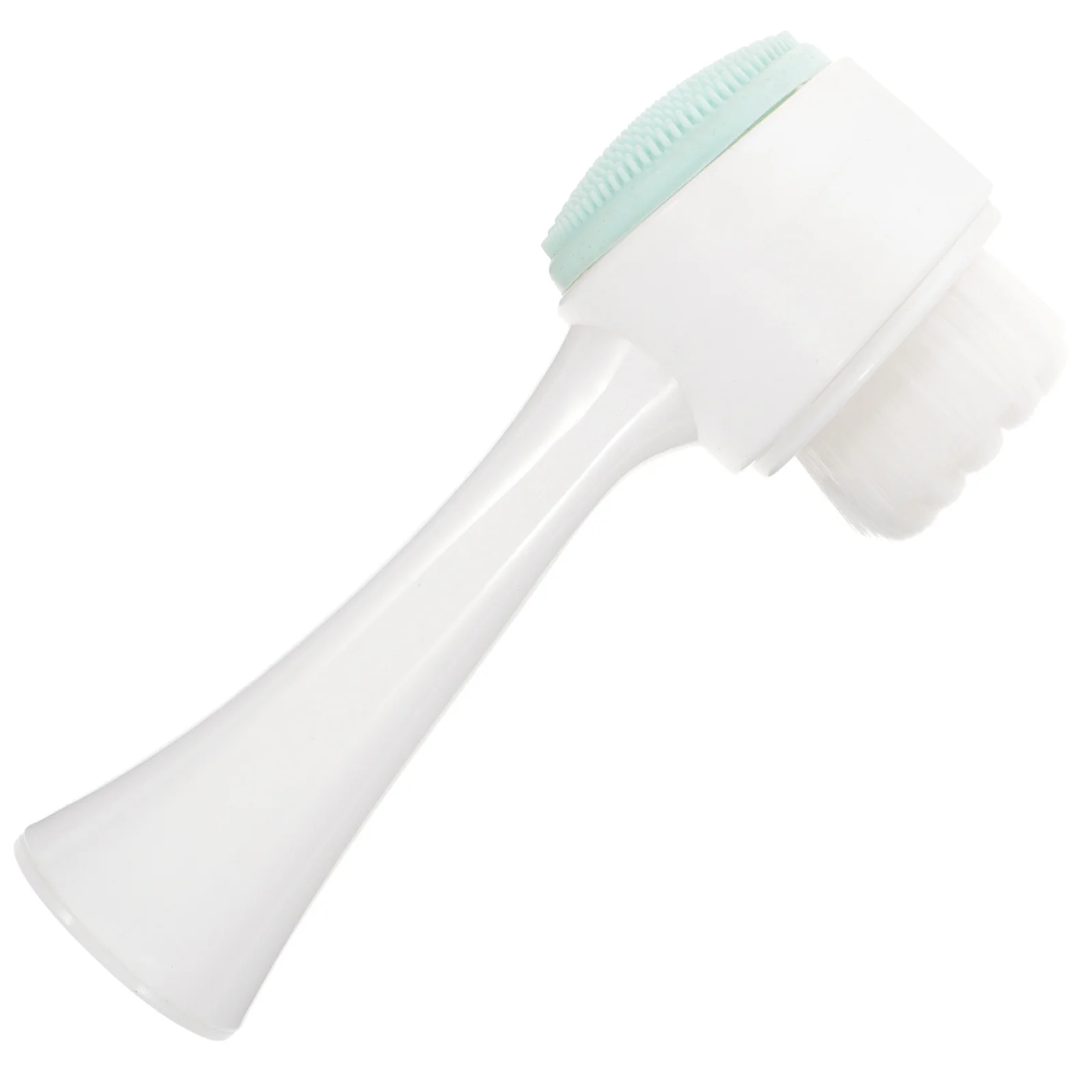 1 Uds cepillo Facial de doble cara cepillo de limpieza Facial Manual Material suave exfoliante lateral para exfoliación herramienta cómoda para el cuidado de la piel