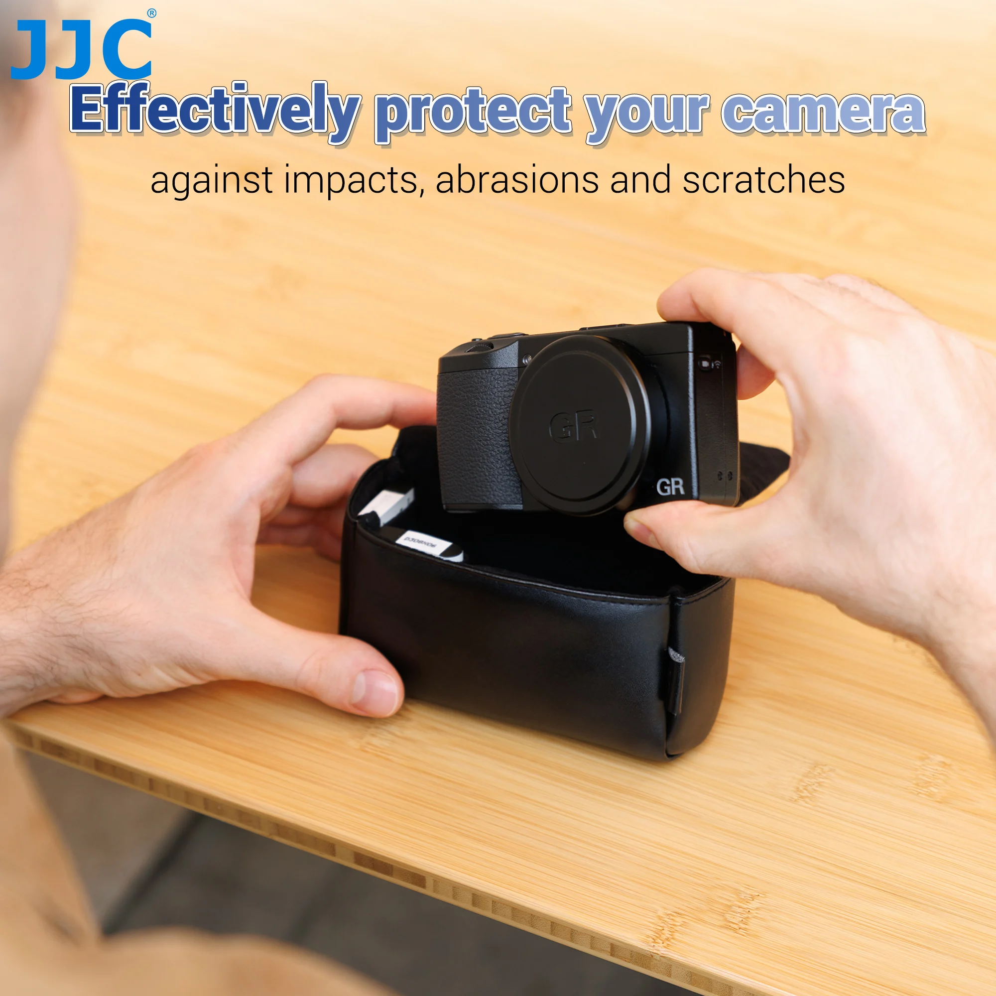 JJC petit sac pour appareil photo pour Ricoh GR IV GR4 GR III HDF GR3 GR IIIx HDF Sony RX100 VII VI V IV RX100 III II Panasonic Lumix DC-ZS99