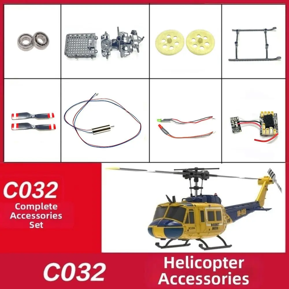 RC ERA RC Helicopter Onderdelen C032 UH1 Model Vliegtuig Accessoires Hoofdblad Landingsgestel Simulatie