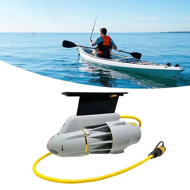 Motor Subacuático para Kayak de Pesca y Bote Inflable, Propulsor de Alta Velocidad para Tubo Flotante Inflable