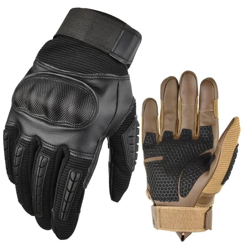 

Tactical Gloves Touch Screen Gloves Airsoft Shooting Hard Knuckle Armor Anti-Skid Motorcycle Full Finger Glove Men