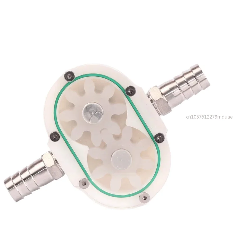 Small Filling Machine Parts Food Grade Plastic Gear Pump Honey Tahini Paste High Viscosity Miniature Conveyor Pump