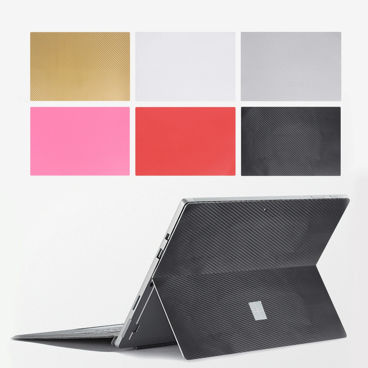 

Carbon Fiber Sticker Laptop Notebook Self adhesive Computer Surface Pro6 Hd Printing Durable Waterproof Anti Scratch