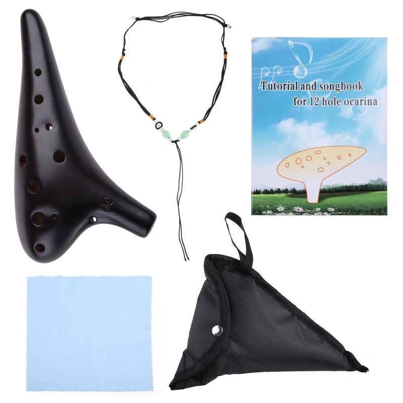 

Керамический профессиональный музыкальный инструмент of Ocarina с 12 отверстиями Fluta Ocarina высшего качества