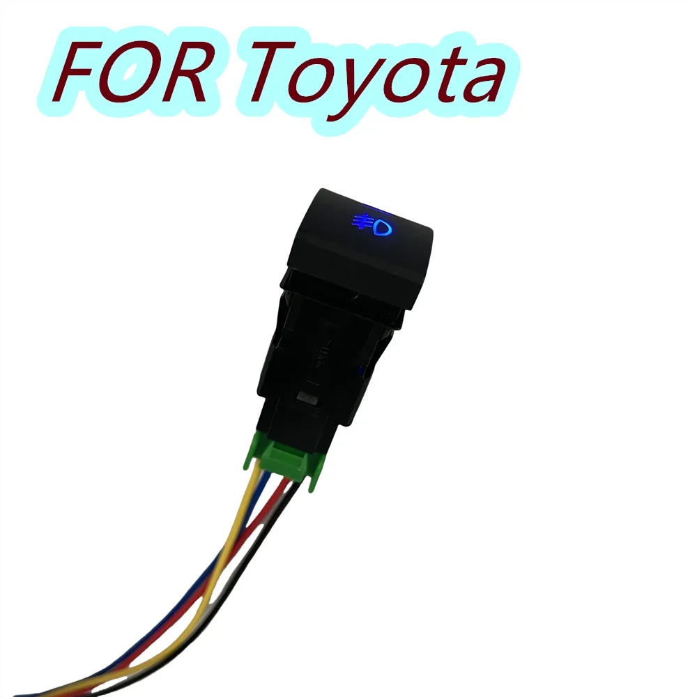 Orignal Size ON-OFF Fog Lights Switch FIT FOR Toyota Levin 2019 FOR Toyota Camry Corolla 2020 Buttons Blu-ray 12V