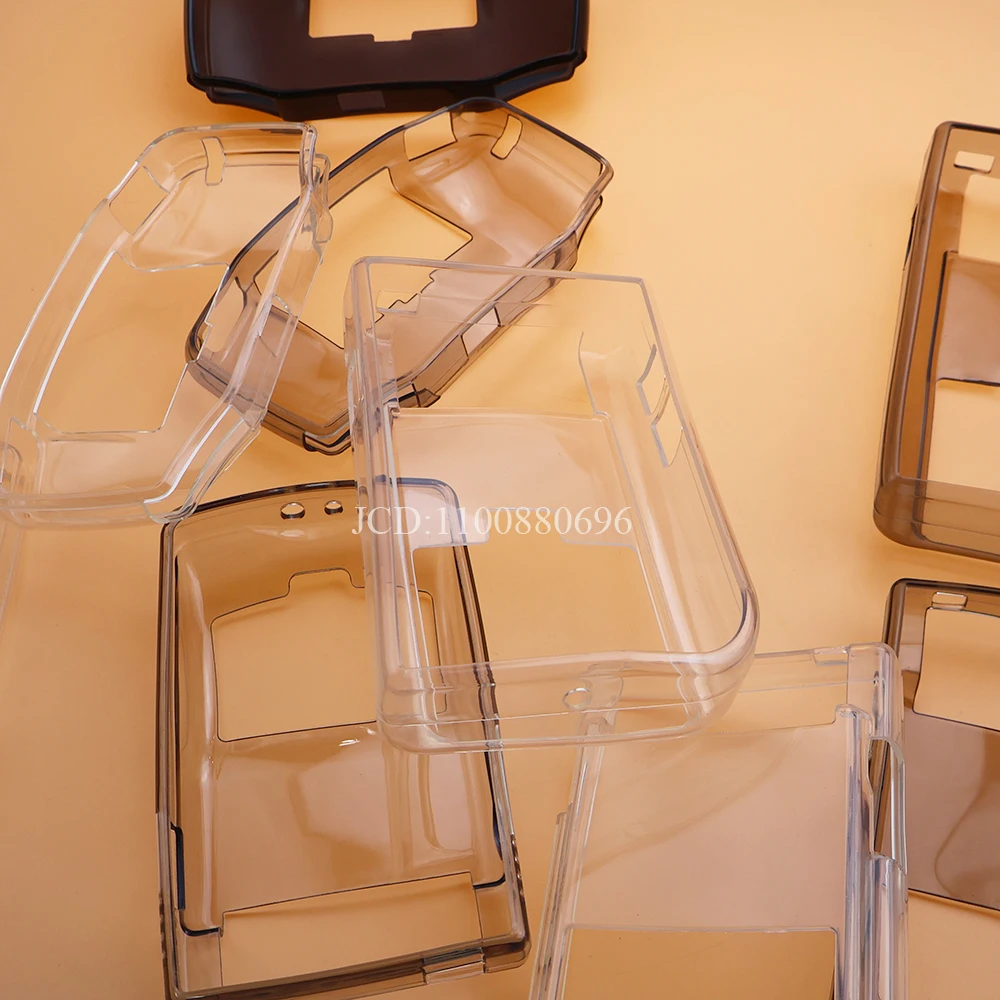 1 قطعة غطاء حماية شفاف من البولي يوريثان لـ GBC لـ GB/GBA لـ GBP غطاء من البولي يوريثان الشفاف وحدة تحكم ألعاب بديلة